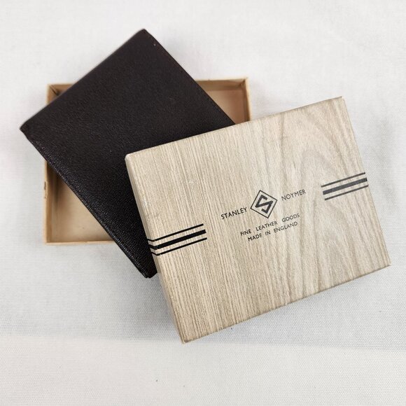 Stanley Noymer VTG Leather Wallet • England • Unused w/ Box - Picture 13 of 13